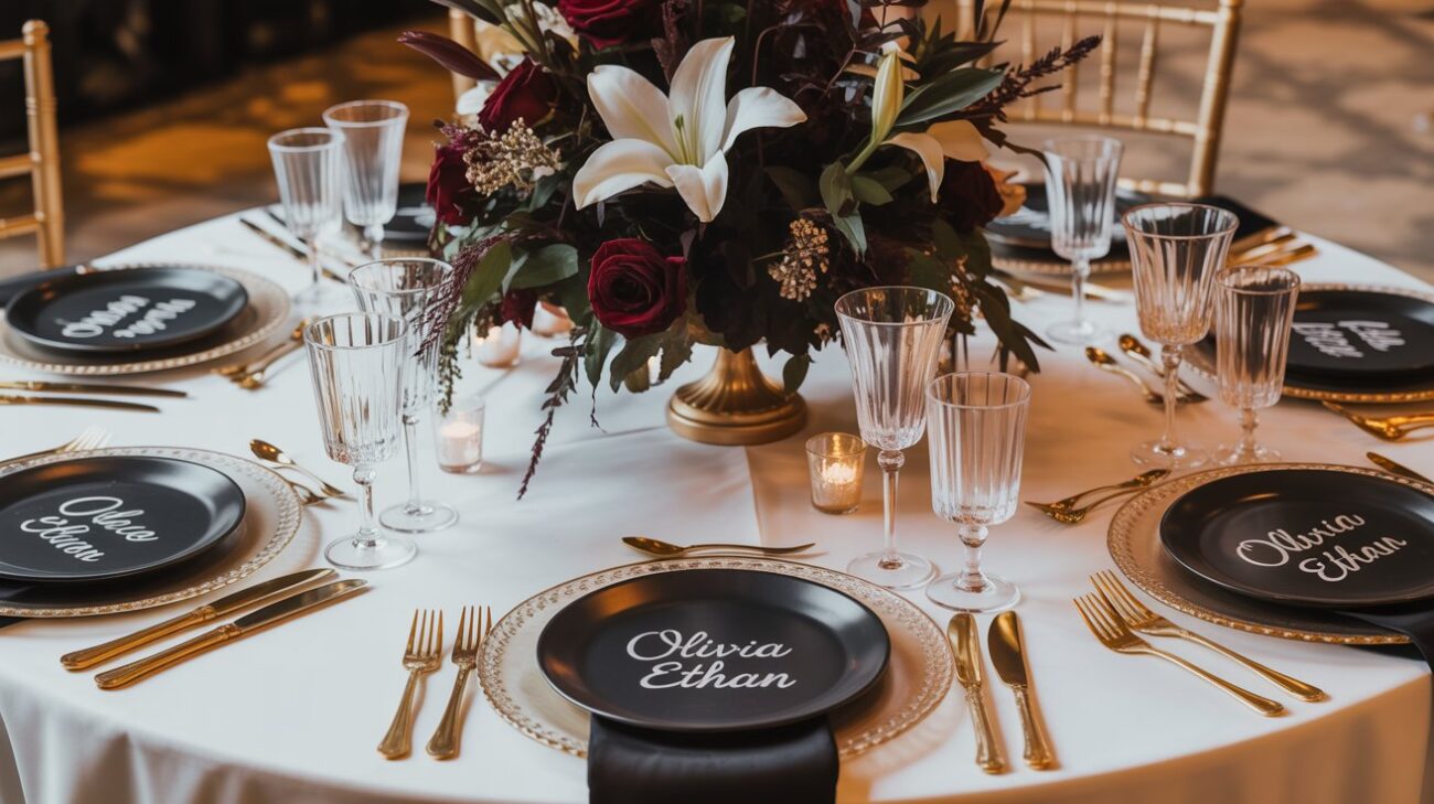 Black and Gold Wedding Ideas for an Elegant Theme