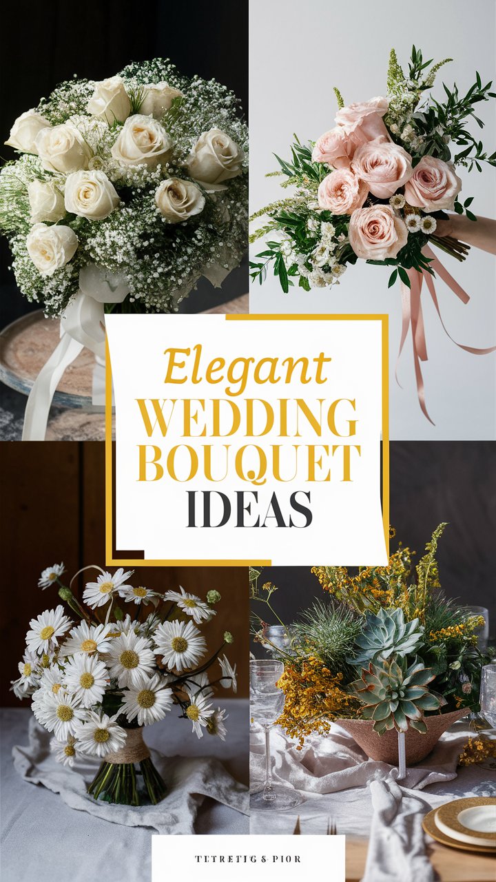 35+ Elegant Wedding Bouquet Ideas