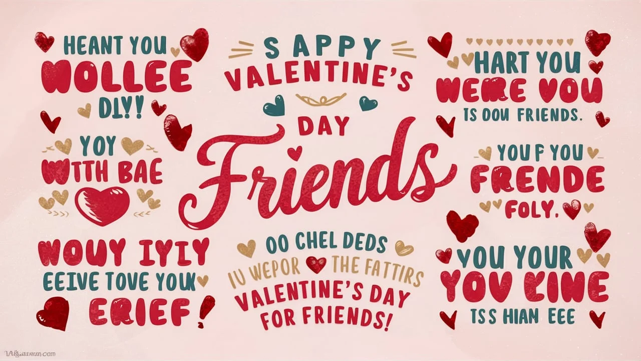 Best Valentine Messages for Friends ❤️