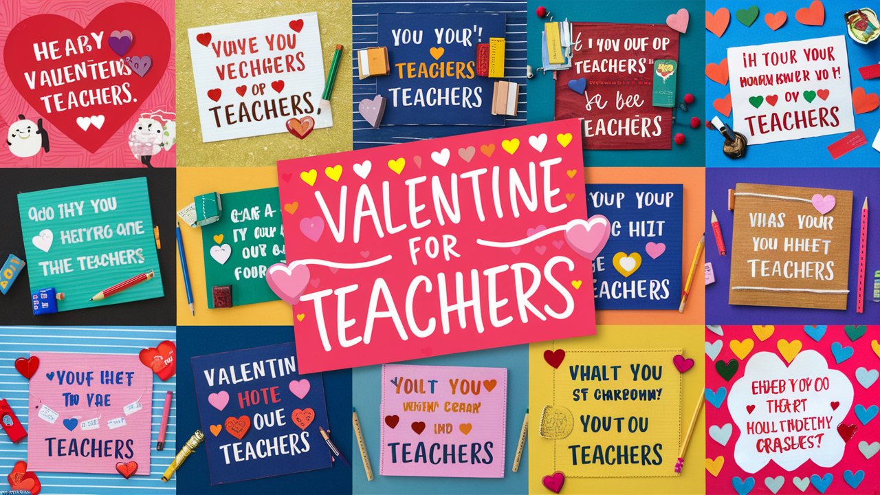 Valentine Messages for Teachers