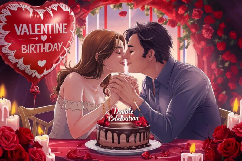40+ Valentine Birthday Wishes for a Double Celebration