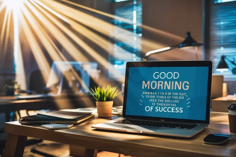 50+ Motivational Good Morning Quotes for Work 🌞💼