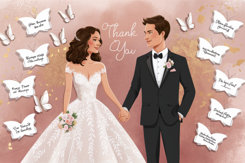 Thank You Messages for Wedding Guests from Parents