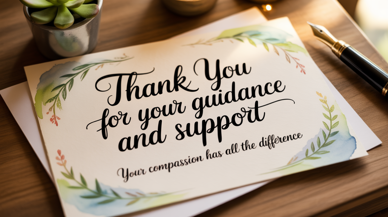 Thank You Messages to Therapist