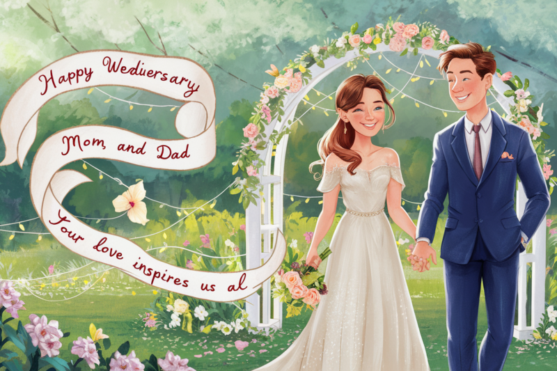 60th +Wedding Anniversary Messages for Parents 💖