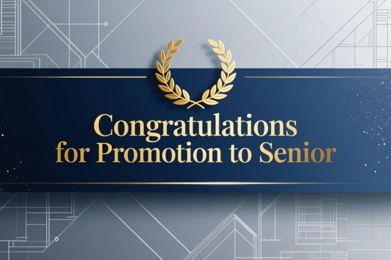 20+ Congratulations for Promotion to Senior Messages 🎉