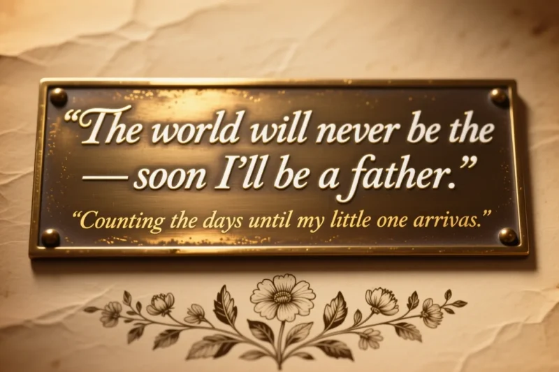 Father-to-Be Quotes – Heartfelt Words for Expectant Dads