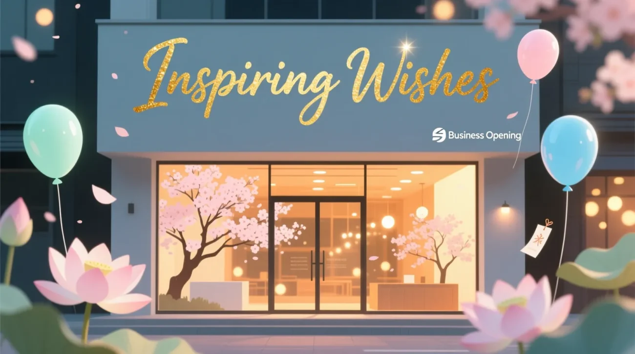 Inspiring Wishes Business Opening