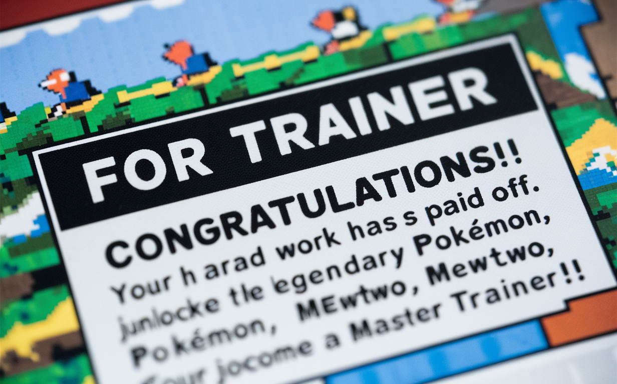 Messages for Trainer