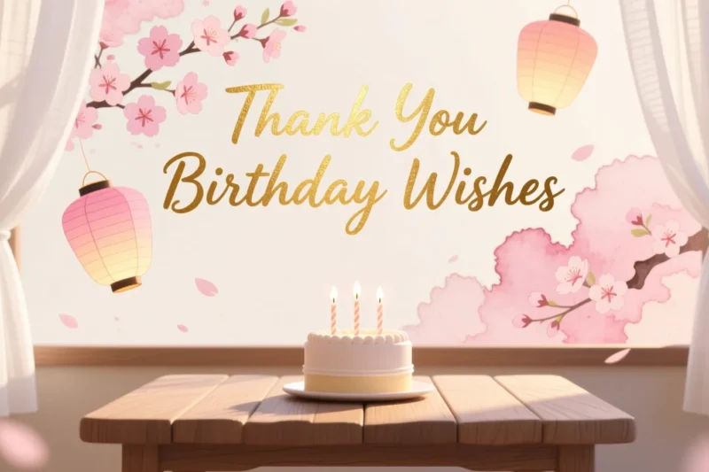 155+ Thank You Messages for Birthday Wishes (2026 Edition)