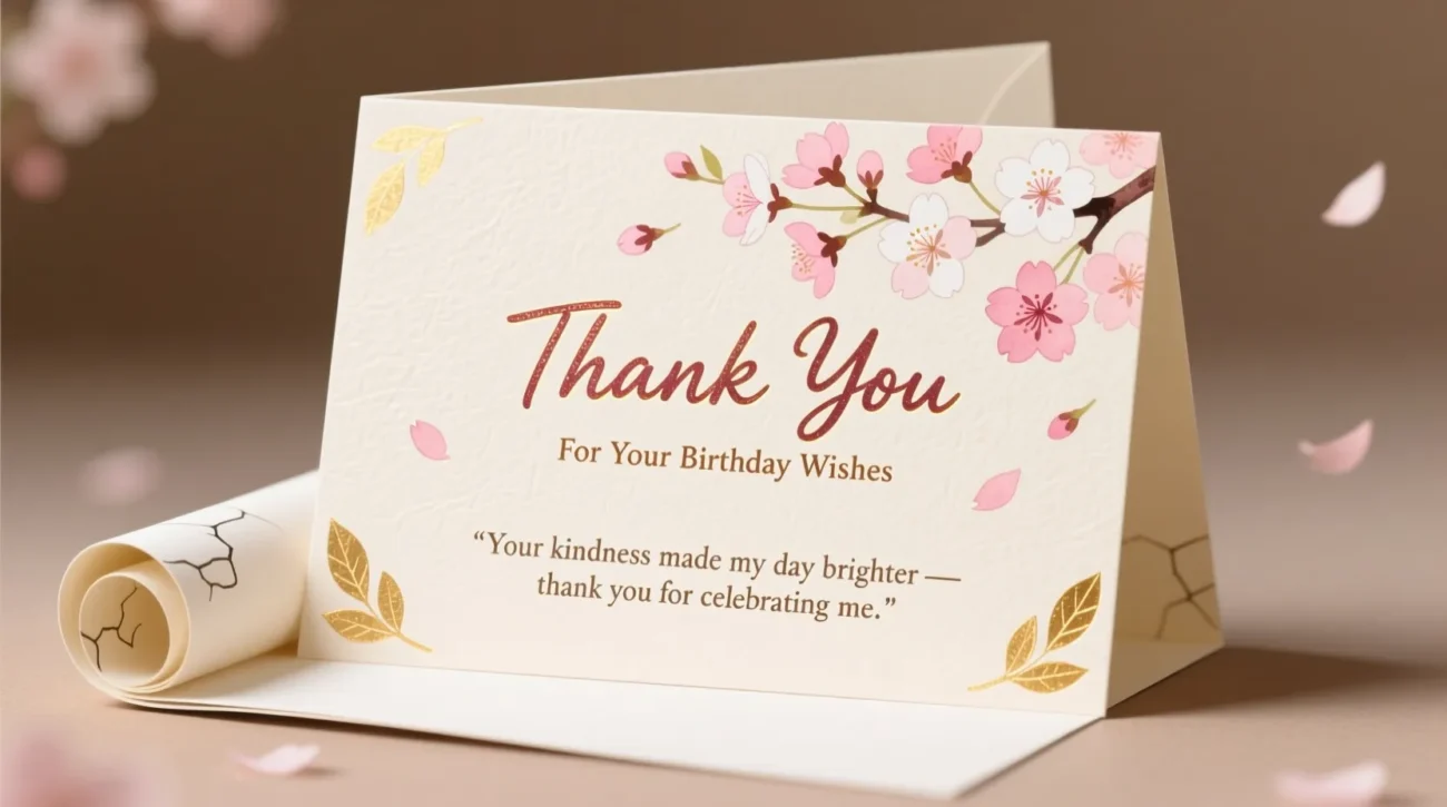 Thank You Messages for Birthday Wishes
