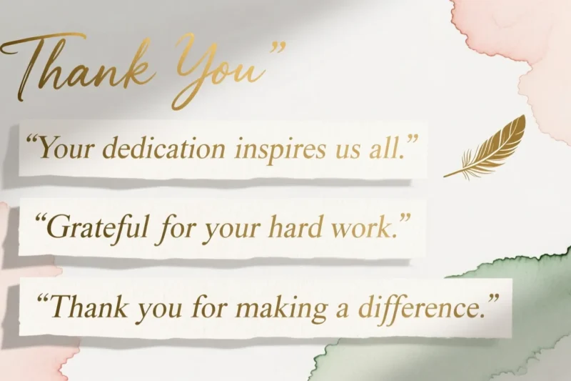 126+ Thank You Quotes for Employees from Managers (2026 Edition)