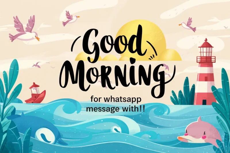 48+ Good Morning Messages for WhatsApp Brighten Someone’s Day with Thoughtful Wishes