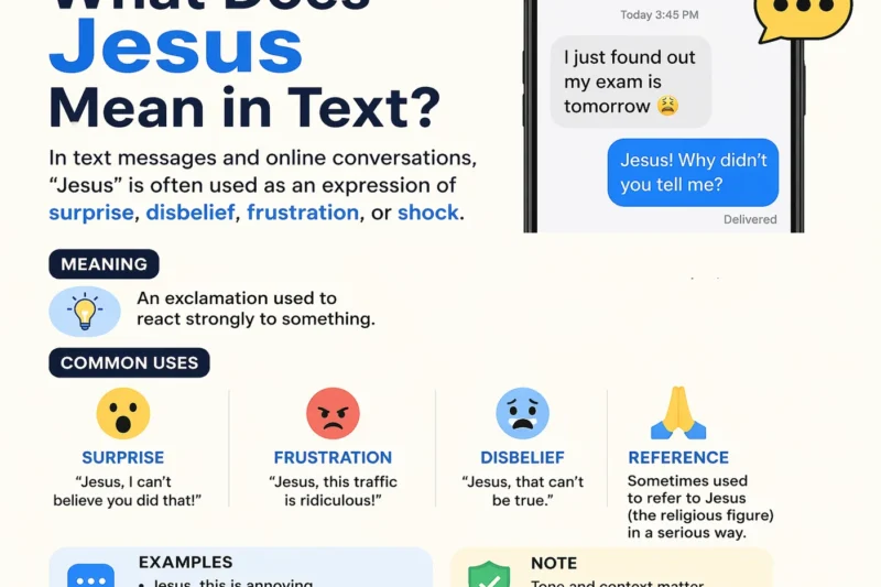 What Does Jesus Mean in Text 2026