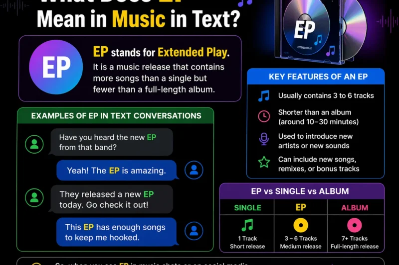 What Does EP Mean in Music in Text? Real Meaning, Examples & Social Media Use