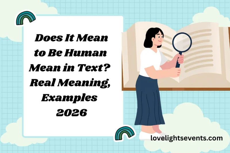 What Does It Mean to Be Human Mean in Text? Real Meaning, Examples & Social Media Use