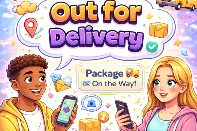 What Does Out for Delivery Mean in Text 2026