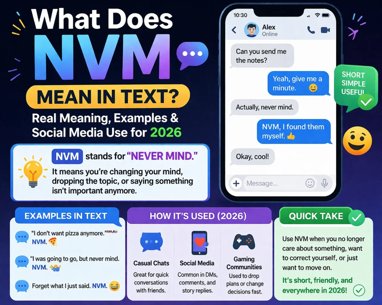 What Does NVM Mean in Text 2026