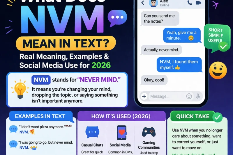 What Does NVM Mean in Text 2026