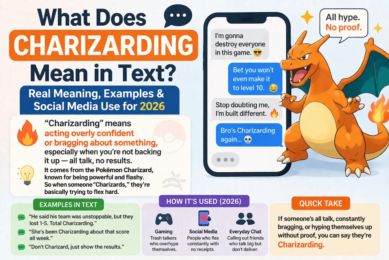 What Does what does charizarding mean Mean in Text 2026