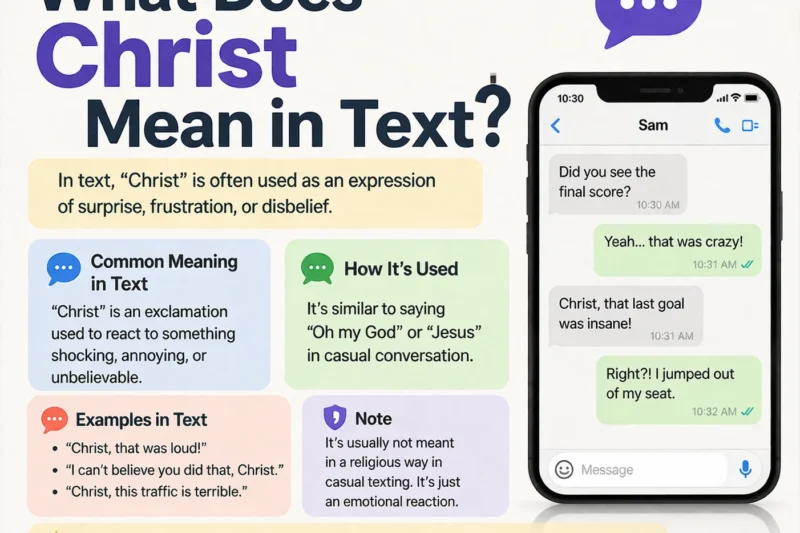What Does What Does Christ Mean in Text? Real Meaning, Examples & Social Media Use 2026