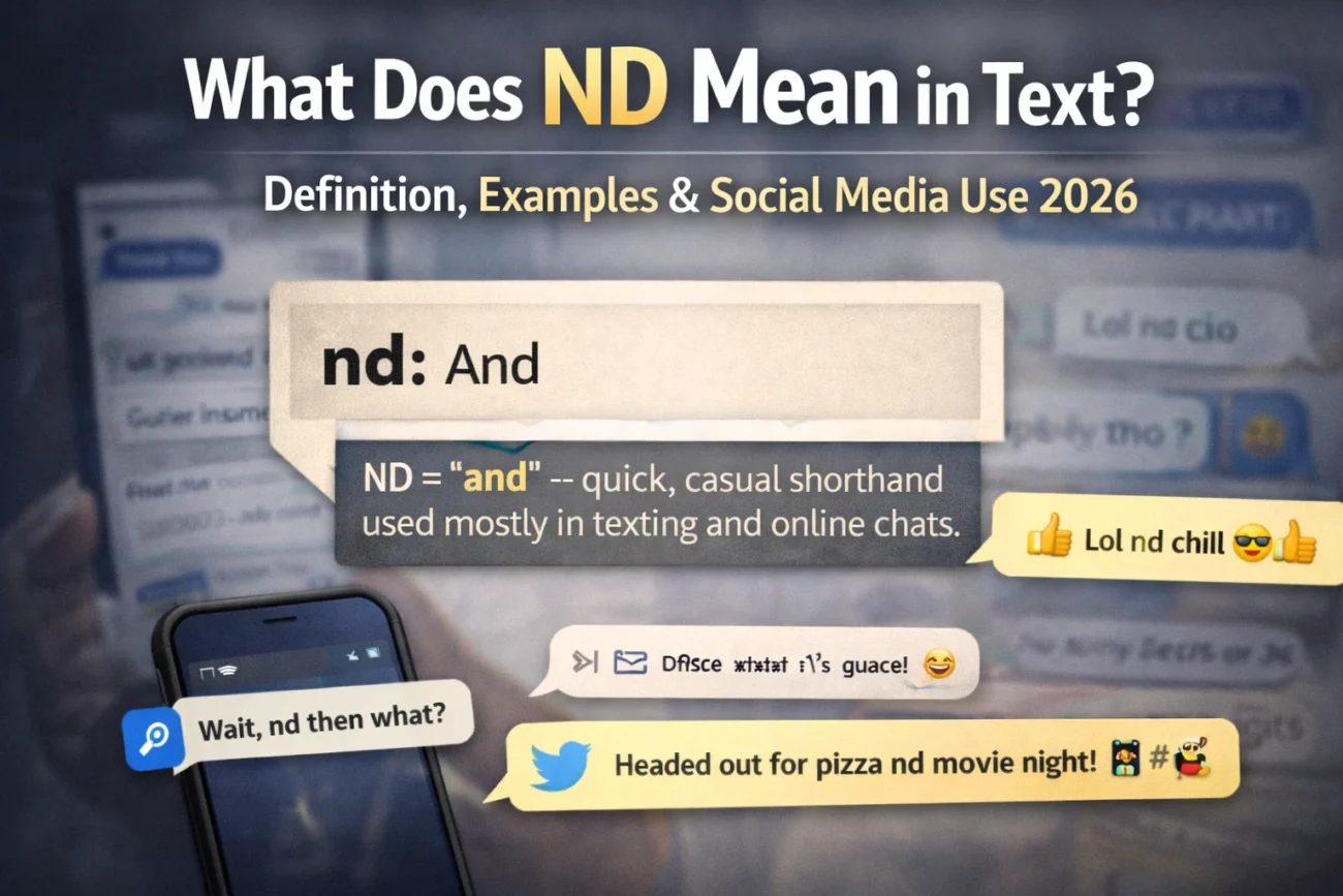 What Does what does nd mean in text 2026