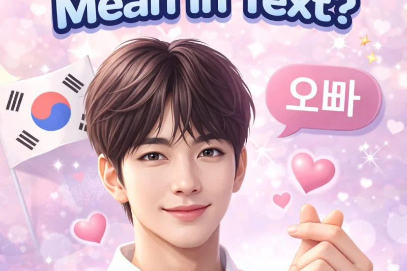 What Does Oppa Mean in Text 2026