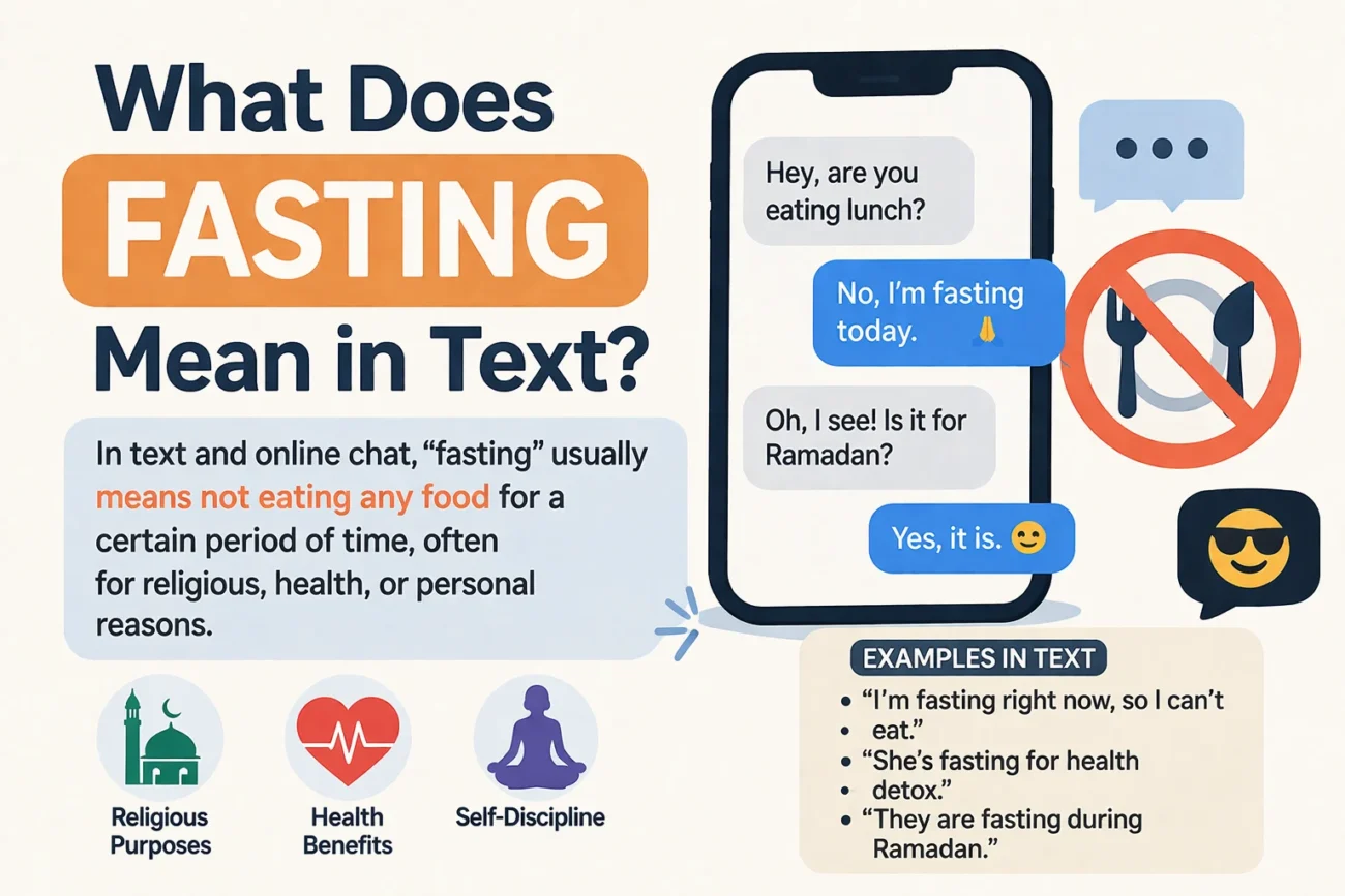 What Does what does fasting mean in Text? Real Meaning, Examples & Social Media Use 2026