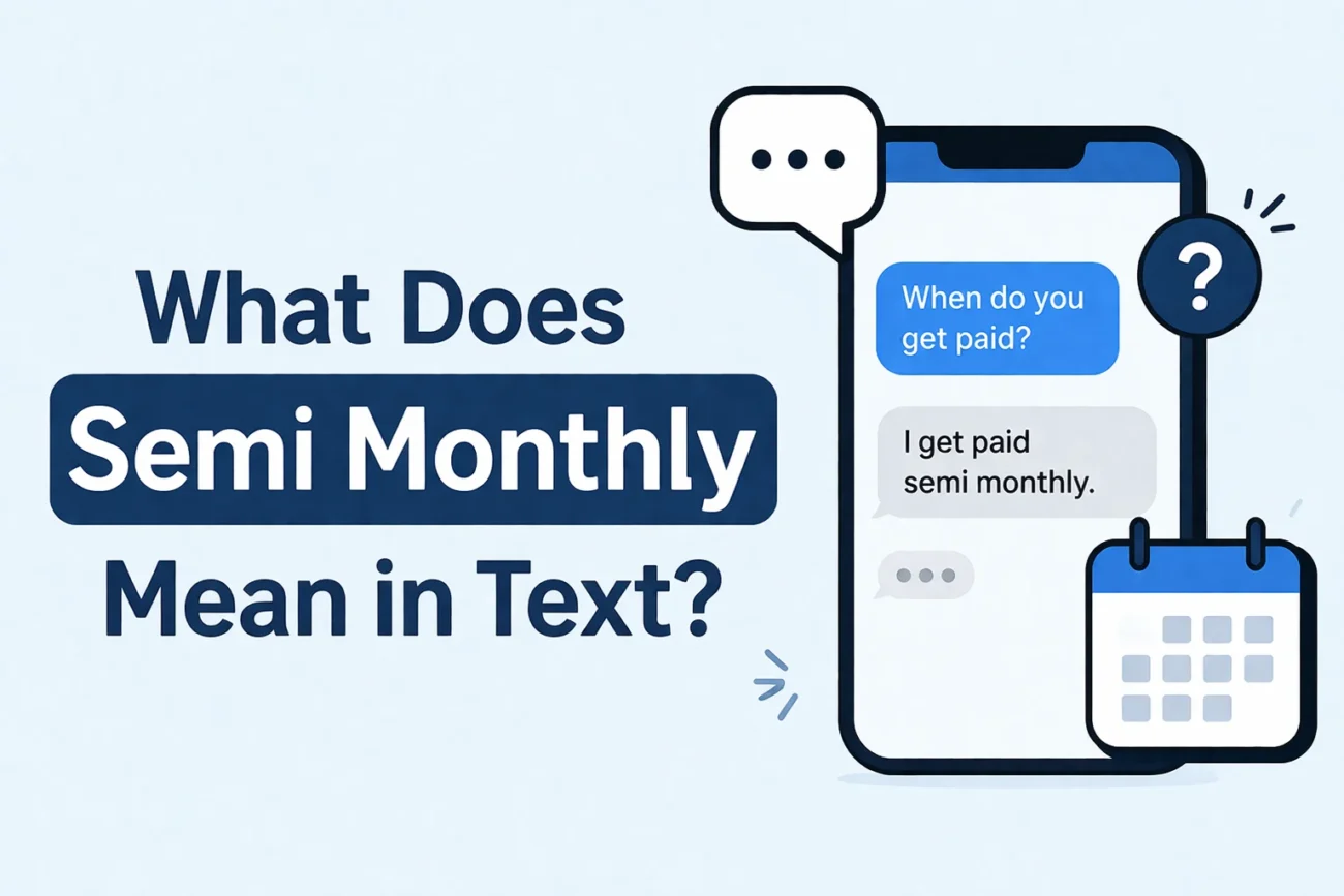 What Does Semi Monthly Mean in Text? Real Meaning, Examples & Social Media Use 2026