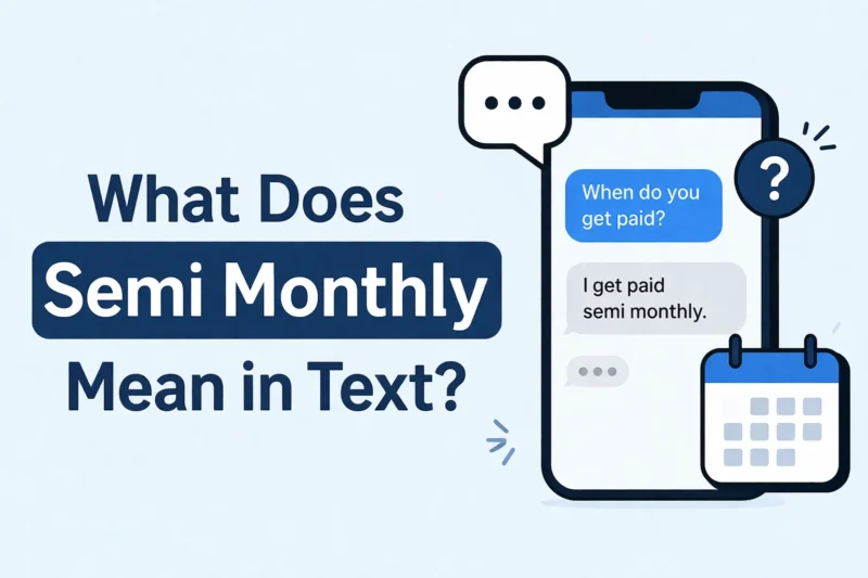 What Does Semi Monthly Mean in Text? Real Meaning, Examples & Social Media Use 2026