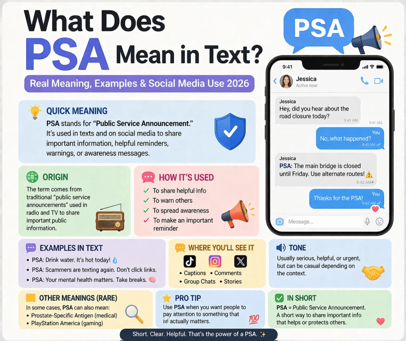 What Does PSA Mean in Text? Real Meaning, Examples & Social Media Use 2026