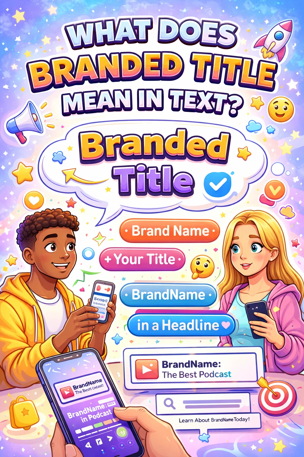 What Does Branded Title Mean in Text 2026